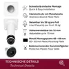 HOOZ® Möbelfüße Edelstahl Weiß Matt 200 mm 8er Set Produktbild-Vorschau 3