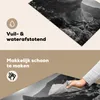 KitchenYeah© Herdabdeckplatte Sonne - Schwarz - Weiß - Produktbild-Vorschau 2