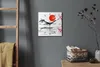Coloray Uhr auf Leinwand 30x30 cm Wand Uhr Dekoration Produktbild-Vorschau 4
