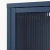 Sideboard ’Säkylä’ Stahl mit 2 Glastüren geriffelt 84 x 64 Produktbild-Vorschau 9