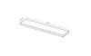 Hängeregal Eiche Craft 138 cm – Laminatplatte, Modernes Produktbild-Vorschau 2