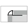 Fliesenprofil 10 x 30 x 2500 mm Viertelkreisprofil Produktbild-Vorschau 5
