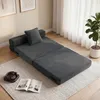HOMCOM Slaapfauteuil 2-in-1, opvouwbaar, zonder Productafbeelding-voorbeeld 2