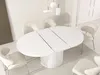 Designový rozkládací stůl 140(180)x120 LARSON - bílý Náhled obrázku produktu 4