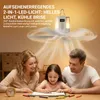 Ventilateur de camping de 40 cm avec éclairage, batterie Voir les images du produit 7