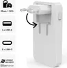 Hama flaches Mini-Ladegerät 65W 2xUSB-C/1xUSB-A, weiß Produktbild-Vorschau 13