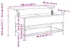 vidaXL Couchtisch Sonoma-Eiche 100x50x45 cm Holzwerkstoff Produktbild-Vorschau 7