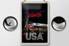 Blechschild Reise 12x18cm USA Diner Restaurant Lunch Dinner Produktbild-Vorschau 2