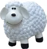 Weißes Schaf Gartenfigur 23 cm hoch Deko Figur Produktbild-Vorschau 1