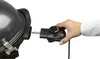 A hand is shown plugging a temperature control unit into an electric grill. Produktbild-Vorschau