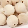 Holzperlen, D: 30 mm, Lochgröße 5 mm, China berry, 50Stck. Produktbild-Vorschau 1