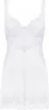 Amor Blanco spodná bielizeň chemise a tangá biela L/XL Náhľad obrázku produktu 7