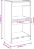 vidaXL Bücherregal/Raumteiler Sonoma-Eiche 40x30x72 cm Produktbild-Vorschau 7