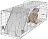 A small animal is inside a metal cage trap. Produktbild-Vorschau