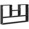 vidaXL Nástěnná police černá 99x15x60 cm materiál na bázi Náhled obrázku produktu 1