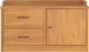 vidaXL Lavica do predsiene SANDNES 87x40x50 cm z masívneho Náhľad obrázku produktu 5