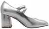 Post Xchange Metallic Pumps Silber in Gr. 37 Produktbild-Vorschau 2