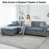 Sofa Überzug Couch Überzug 2er Set für Ecksofa L-Form Produktbild-Vorschau 3