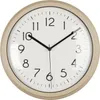 LS-LebenStil Retro Wanduhr Sand Beige 26cm Kunststoff Produktbild-Vorschau 1