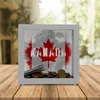 Rahmen Spardose aus Holz mit Kanada-Flagge im Used Look - Produktbild-Vorschau 2