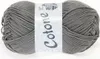 A ball of gray yarn with a label. Produktbild-Vorschau