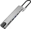 USB C Hub 8 v 1 Adaptér HDMI 4K USB 3.0 Micro SD RJ45 Náhled obrázku produktu 1