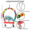 Vogelspielplatz 7-teiliges Wellensittich Spielzeug Produktbild-Vorschau 3