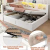 Flieks kinderbed, dagbed met bekleding, hydraulisch houten Productafbeelding-voorbeeld 6