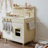 Buxibo Spielzeugküche aus Holz – Kinderküche inklusive Produktbild-Vorschau 2