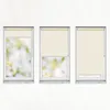 Three windows with roller blinds, showing different levels of coverage. Náhľad obrázku produktu