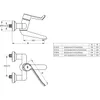 IDEAL STANDARD B8223AA WWT-Sicherheitsarm.Ceraplus,absperr. Produktbild-Vorschau 2