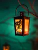 Vintage Halloween-Laterne schwarz 8 x 8 x 15 cm - Produktbild-Vorschau 3