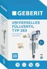 Geberit Typ 383 Füllventil, WA seitlich 3/8", Nippel aus Voir les images du produit 6