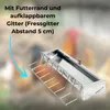 2er Set Futterspender Hühner 50 cm Futterrinne Futtertrog Produktbild-Vorschau 3
