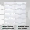 Doppelrollo "Wave", Weiß 95x150cm Duo-Rollo Klemm-Fix mit Produktbild-Vorschau 3