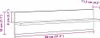 vidaXL Wandregal Wandhalterung 2 pcs Artisan-Eiche 80 x Produktbild-Vorschau 8