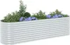 vidaXL Záhradný zvýšený záhon 320x80x81 cm Pozinkovaná oceľ Náhľad obrázku produktu 3