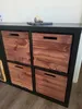 2er set Holzkiste Vintage Ocker passend für Kallax und Produktbild-Vorschau 11