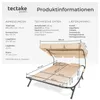 tectake® Gartenliege für 2 Personen Produktbild-Vorschau 5