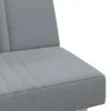 vidaXL Canapé-lit Tissu gris clair Voir les images du produit 10