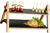 KESPER Etagere 2stöckig Platten Schiefer 45x6x31cm Produktbild-Vorschau 1