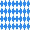 20 Servietten 33×33cm Bayern Raute blau weiß Produktbild-Vorschau 2