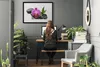 Bild 100x70 MDF-Rahmen Wandkunst Blumen-Stones-Kunst Produktbild-Vorschau 3