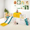 COSTWAY Kinderspeelset met glijbaan, klimrek, schommel, Productafbeelding-voorbeeld 2