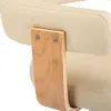 Barhocker 2 Stk. Creme Bugholz und Kunstleder Produktbild-Vorschau 7