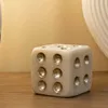 Mauro Ferretti Cube Quarzy 8x8x8 cm blanc doré Voir les images du produit 8