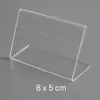 Mini-Tischaufsteller aus Acrylglas 8 x 5 cm – 10er-Set, Produktbild-Vorschau 3