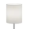 Lampe de table JERRY 1 flamme Chrome Abat-jour en tissu Voir les images du produit 9