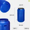 Garronda 250 Liter Weithalsfass BPA-frei Futtertonne Fass Produktbild-Vorschau 3