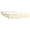 Boxspringbett mit Matratze Creme 100x200 cm Kunstleder Produktbild-Vorschau 4